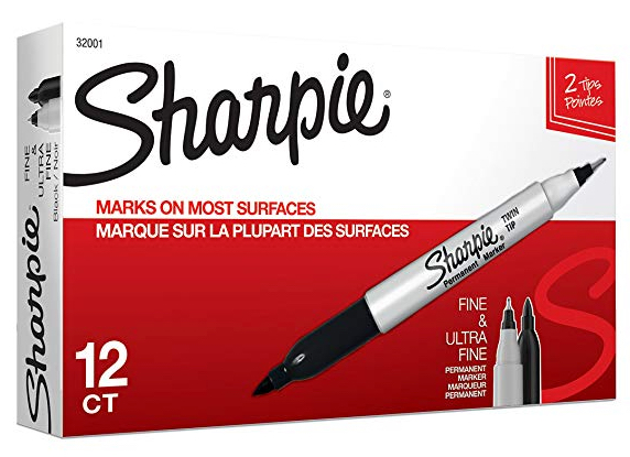 Sharpie Marker - Twin Tip - 12 Pack